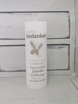 Kerze "Positive Gedanken"